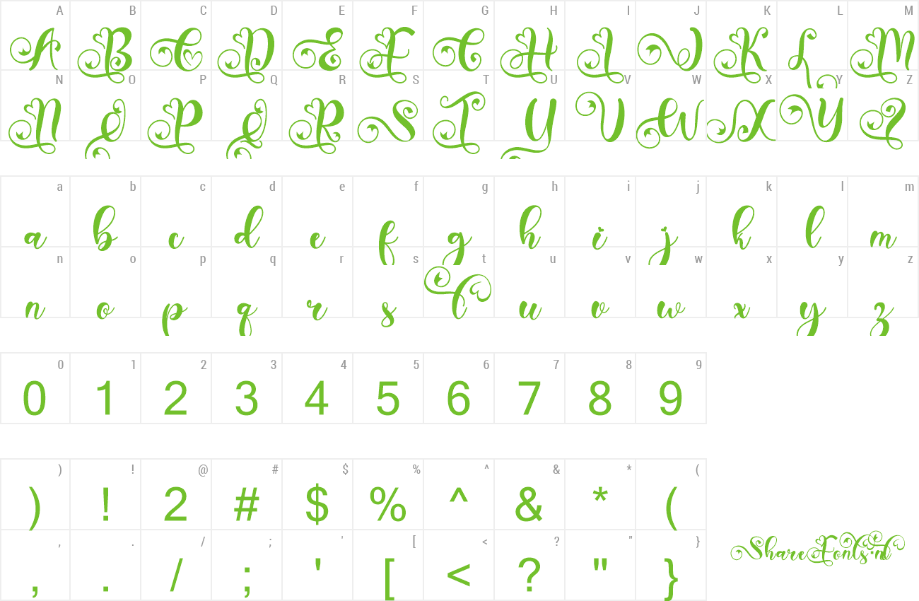 Font Christmas Dainty preview